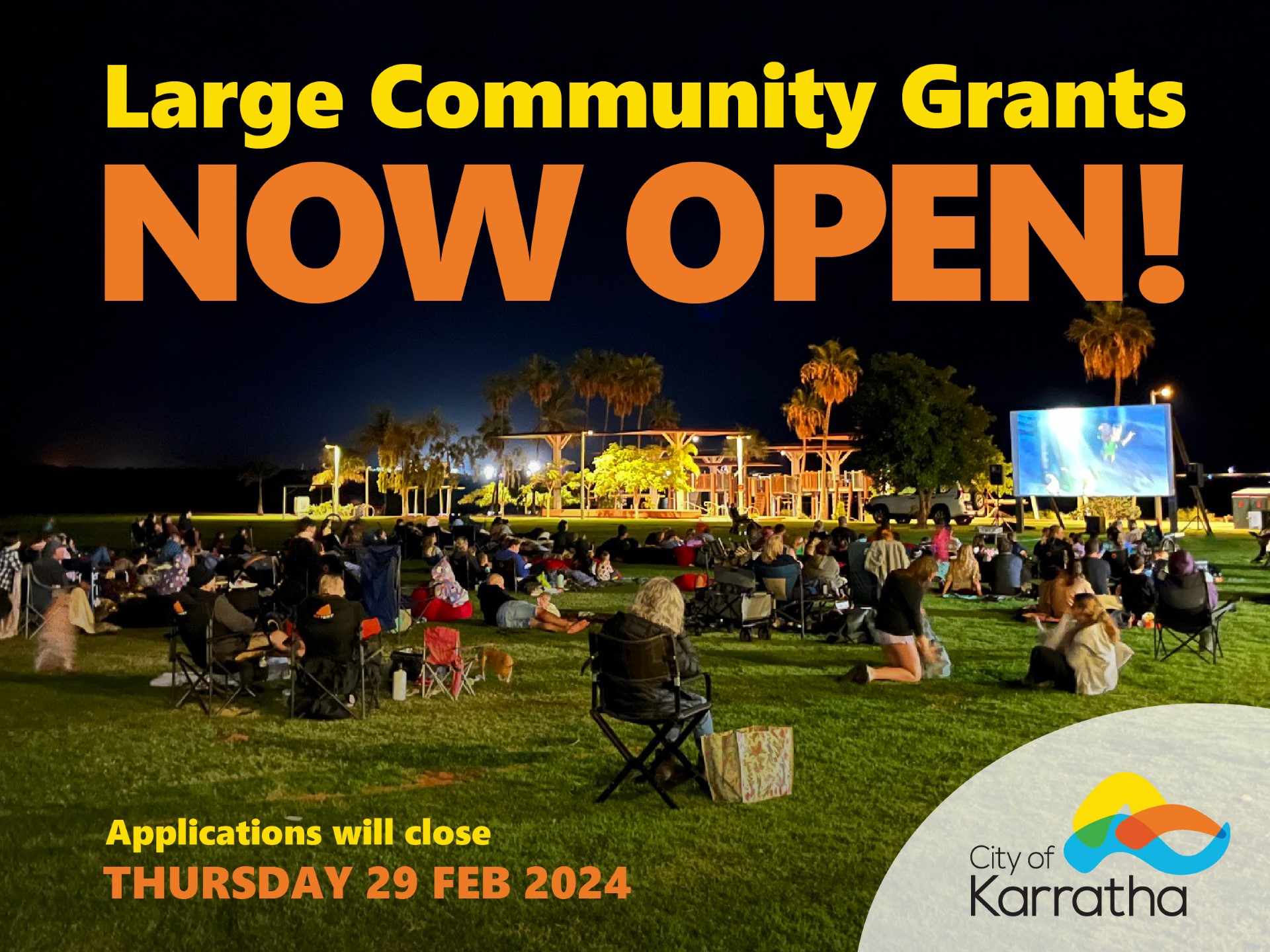Large grants now open for local community and sporting groups City of